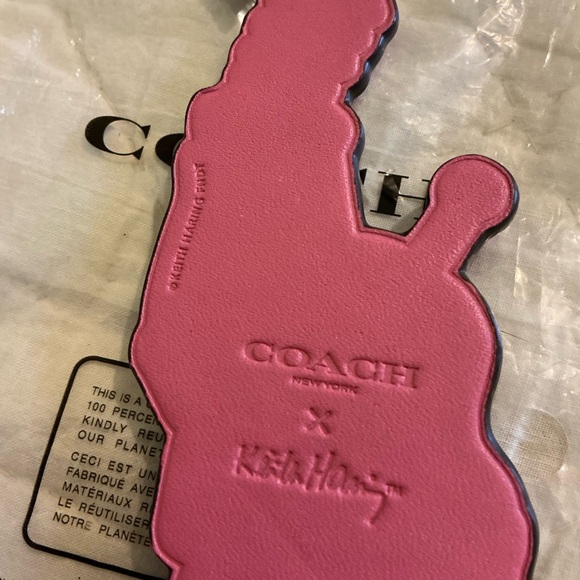 Coach X Keith Haring Robot Bag Charm Rare - Picture 14 of 14